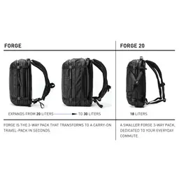 FORGE 20 MAX - JET BLACK