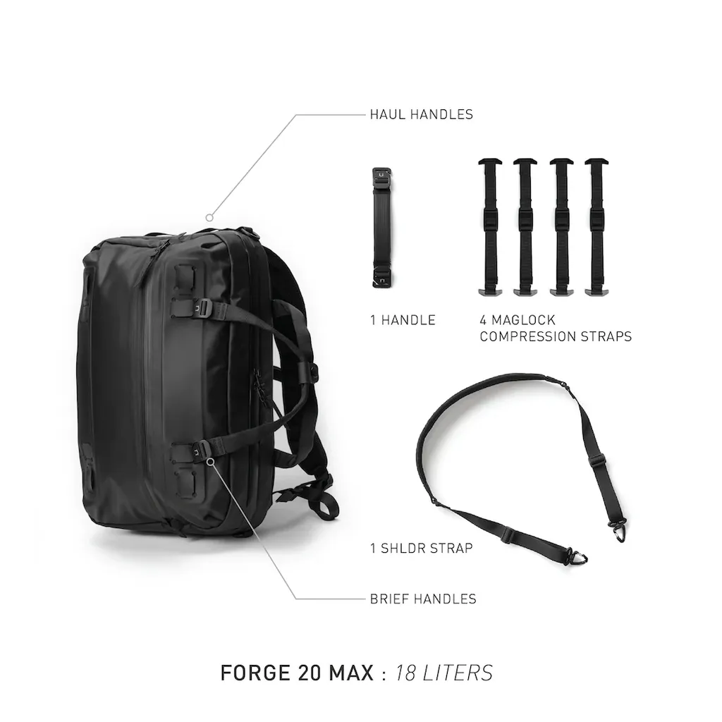 FORGE 20 MAX - JET BLACK
