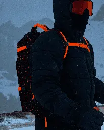 Snow Pro Backpack 32L Coral Flash