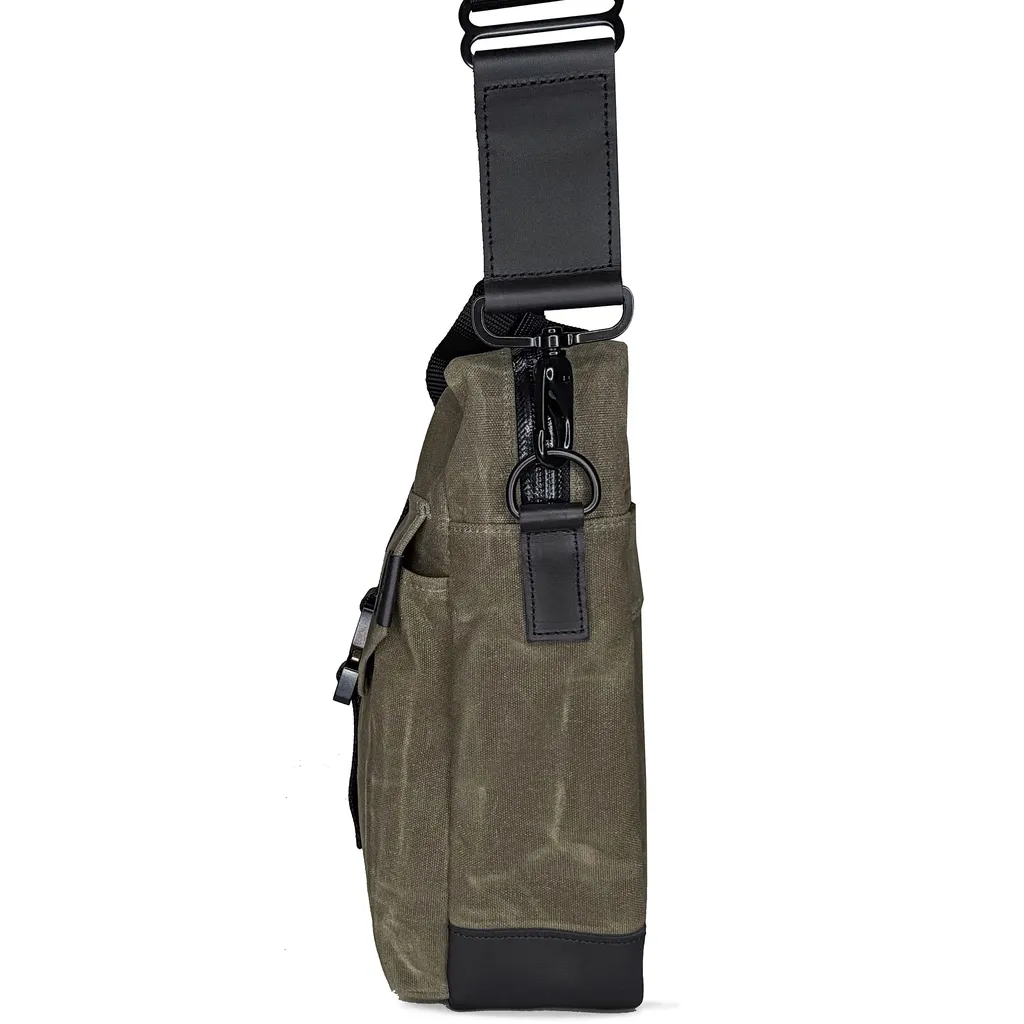 Defender Briefcase Olive Drab TexWax™ x Silver Lining Cordura