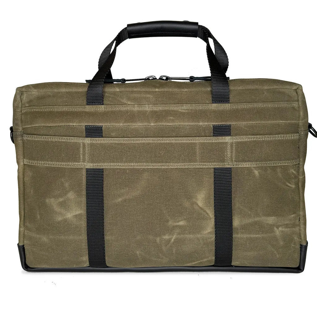 Defender Briefcase Olive Drab TexWax™ x Silver Lining Cordura