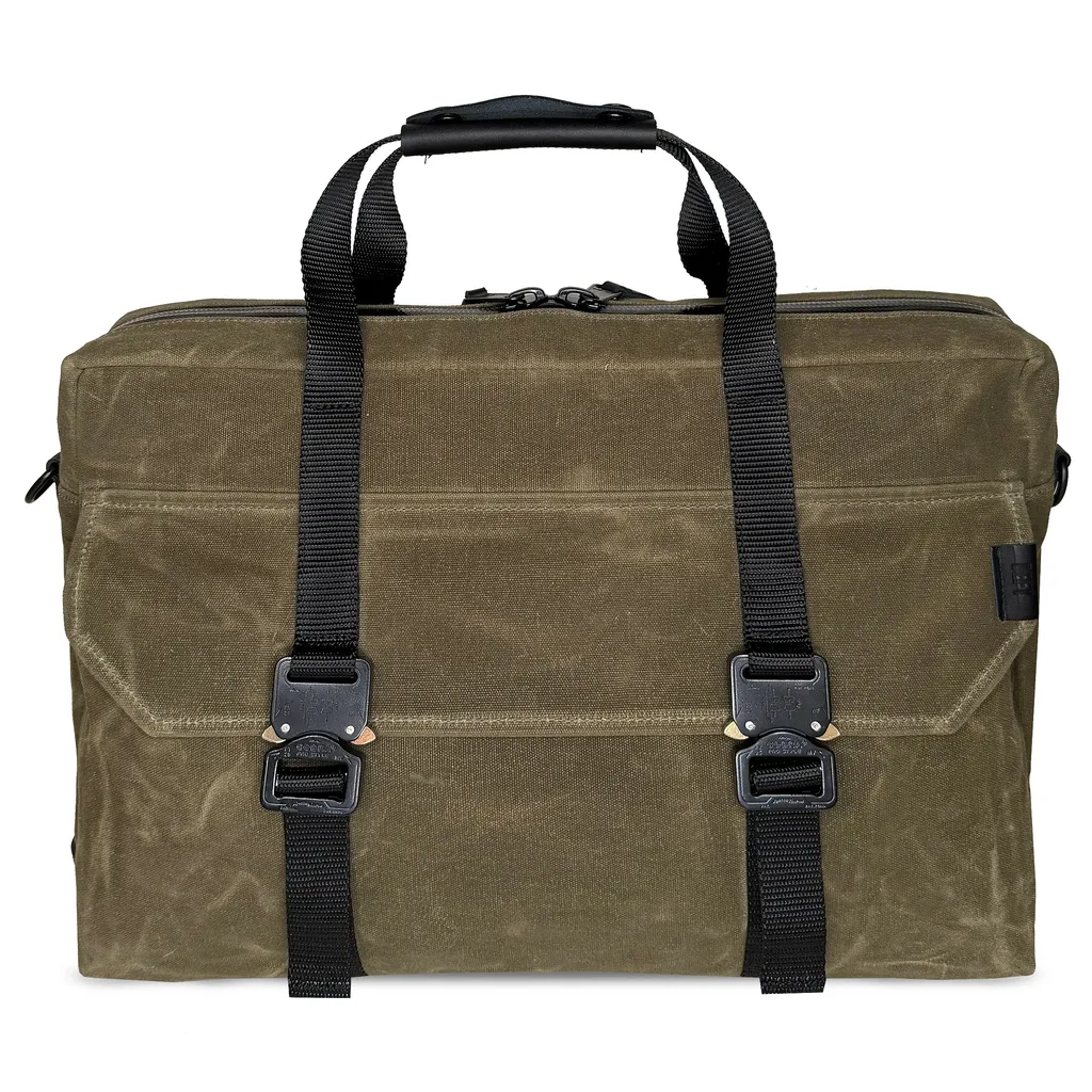Defender Briefcase Olive Drab TexWax™ x Silver Lining Cordura