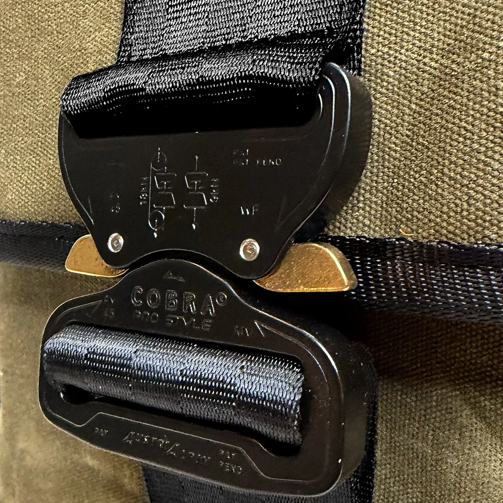 Menace Backpack 2.0 / Olive Drab TexWax™ x TexWax™ Buffalo Plaid Wax Canvas