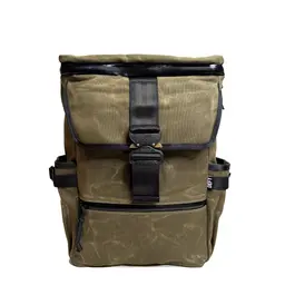 Menace Backpack 2.0 / Olive Drab TexWax™ x TexWax™ Buffalo Plaid Wax Canvas