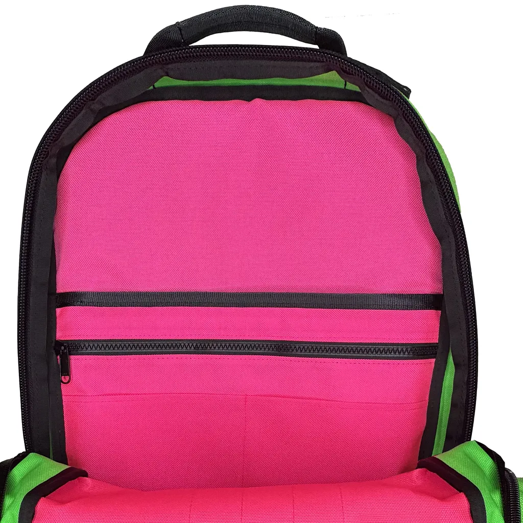 LAST 1 / Bucktown Backpack / Neon Green CORDURA® x Hot Pink CORDURA®