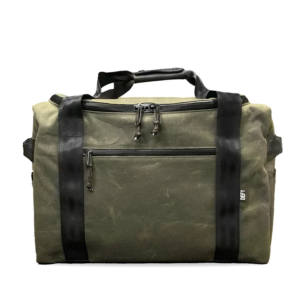 The Rover Backpack / Olive Drab TexWax™ x TexWax™ Autumn Plaid Wax Canvas