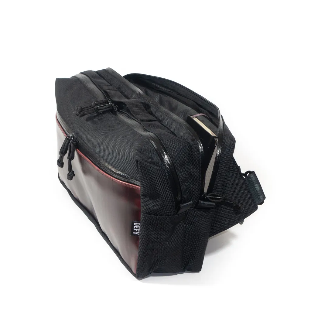 Insidious Sling / Ballistic Nylon + Horween Oxblood Chromexel® Leather