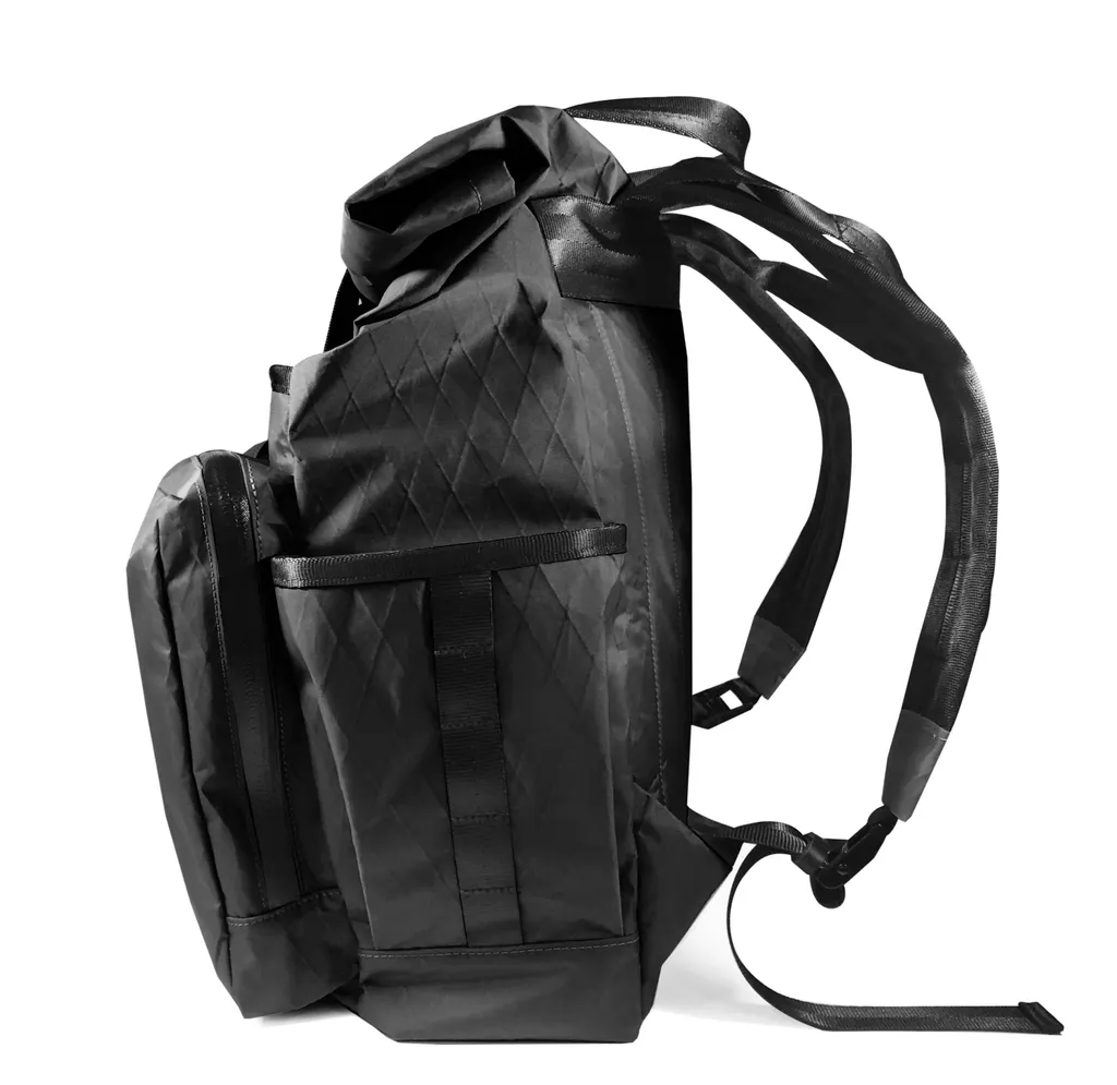 VerBockel 'Day Pack' Roll Top Backpack 2.0 Black X-Pac / Low Stock