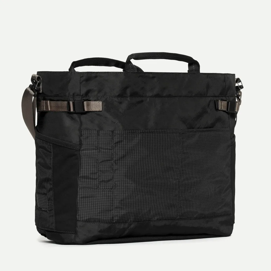 Cinch Tote - ECOPAK - Black/Grid