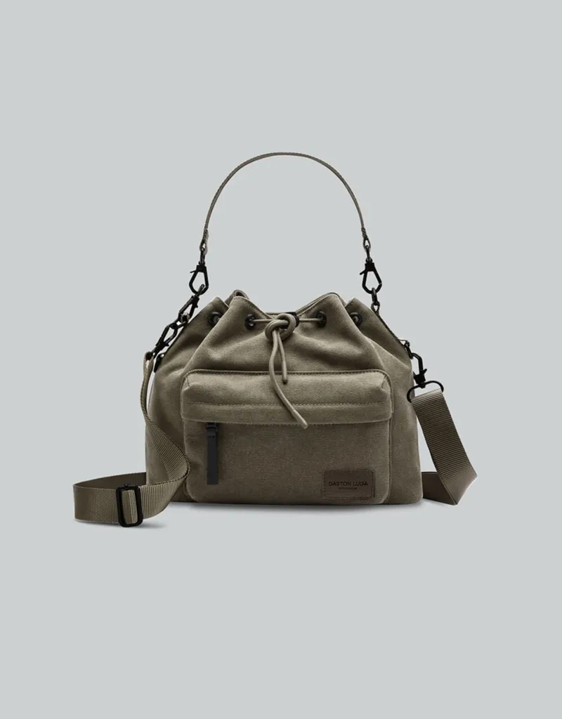 Spläsh Bucket Crossbody Weave, Fern Green | Everyday Crossbody