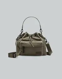 Spläsh Bucket Crossbody Weave, Fern Green | Everyday Crossbody