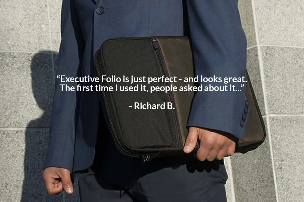 Executive Folio for Laptops and Tablets