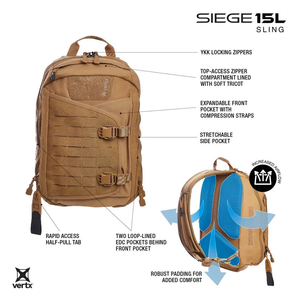 Siege 25L Tactical Backpack