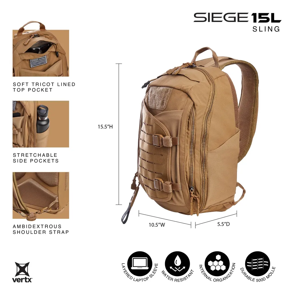 Siege 25L Tactical Backpack