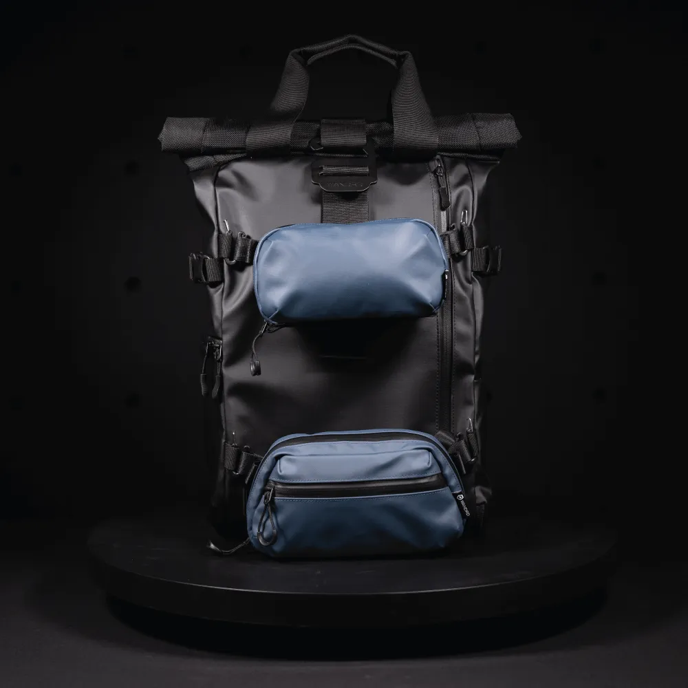 Tech Bag Small in Aegean Blue