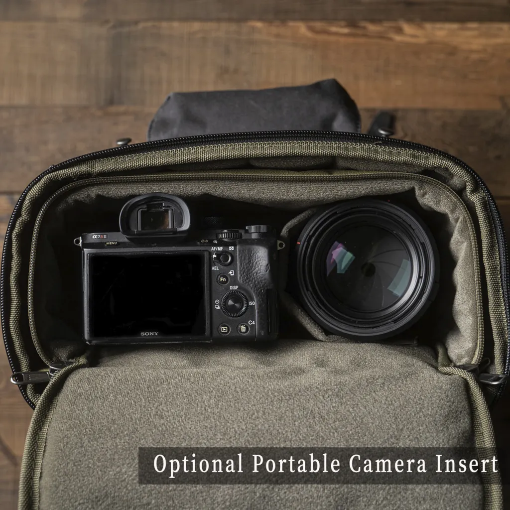 "NEW CITY EXPLORER" COMMANDER TRAVEL CAMERA BACKPACK 21L